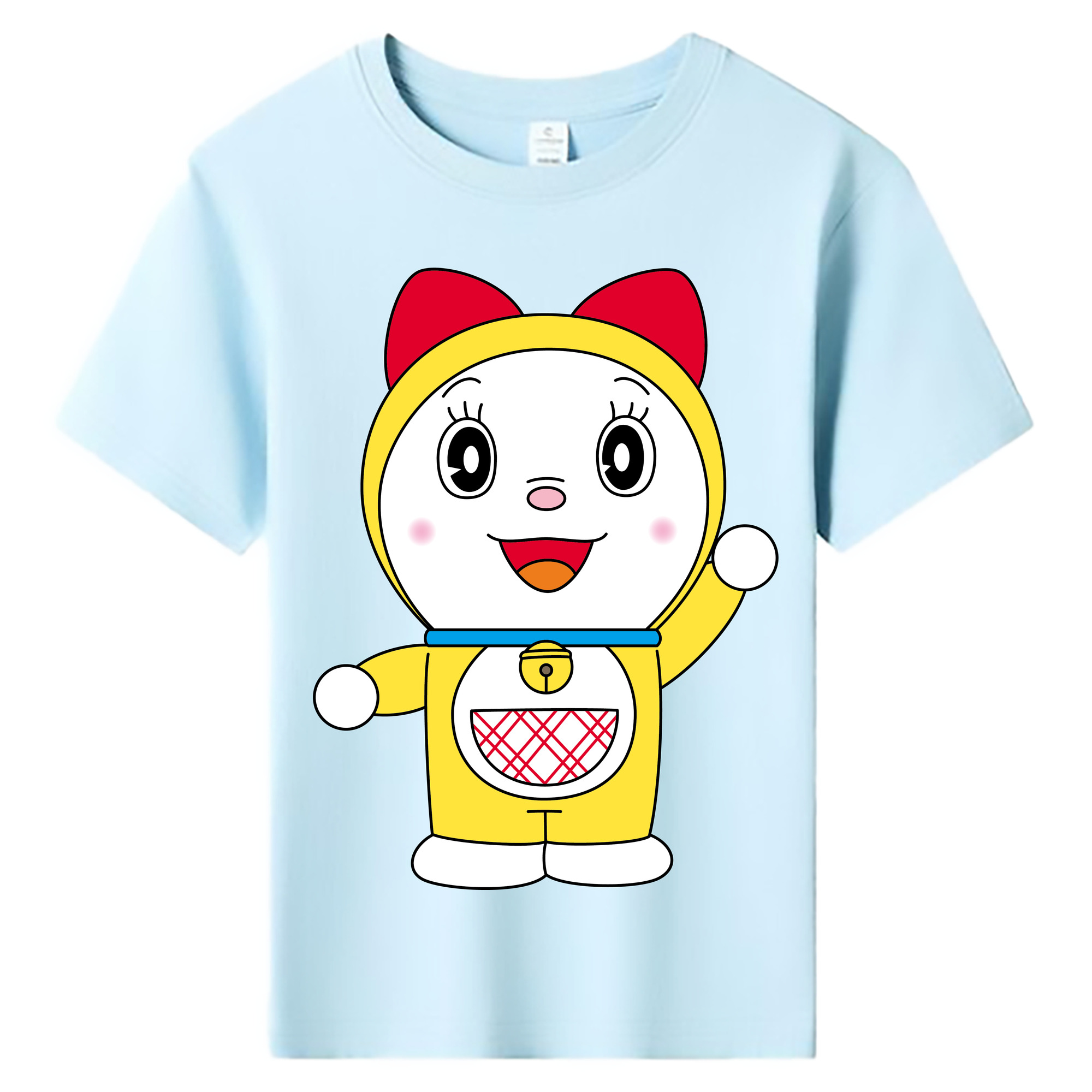 （画像用） ドラえもん ドラミ Doraemon Dorami 綿100％キッズTシャツ（フロントプリント）